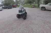 Fail situation with ATV three wheeler